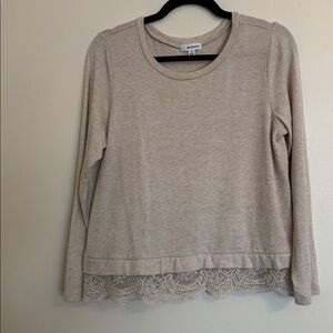 Eyeshadow Cream Knit Top